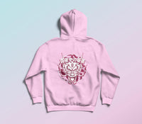 Midnightrush Light Pink Dragon Hoodie - LIMITED RELEASE - MIDNIGHTRUSH, LLC