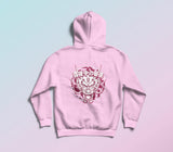 Midnightrush Light Pink Dragon Hoodie - LIMITED RELEASE - MIDNIGHTRUSH, LLC