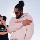 Midnightrush Light Pink Dragon Hoodie - LIMITED RELEASE - MIDNIGHTRUSH, LLC