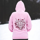 Midnightrush Light Pink Dragon Hoodie - LIMITED RELEASE - MIDNIGHTRUSH, LLC