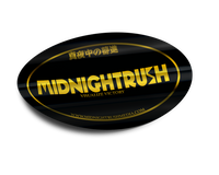 Midnightrush "VISUALIZE VICTORY" Circle Sticker - MIDNIGHTRUSH, LLC