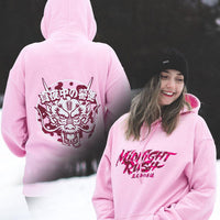Midnightrush Light Pink Dragon Hoodie - LIMITED RELEASE - MIDNIGHTRUSH, LLC